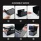 12Pcs Men Sneaker Shoes Box Large Plastic Magnetic Shoe Rack Storage Organizers